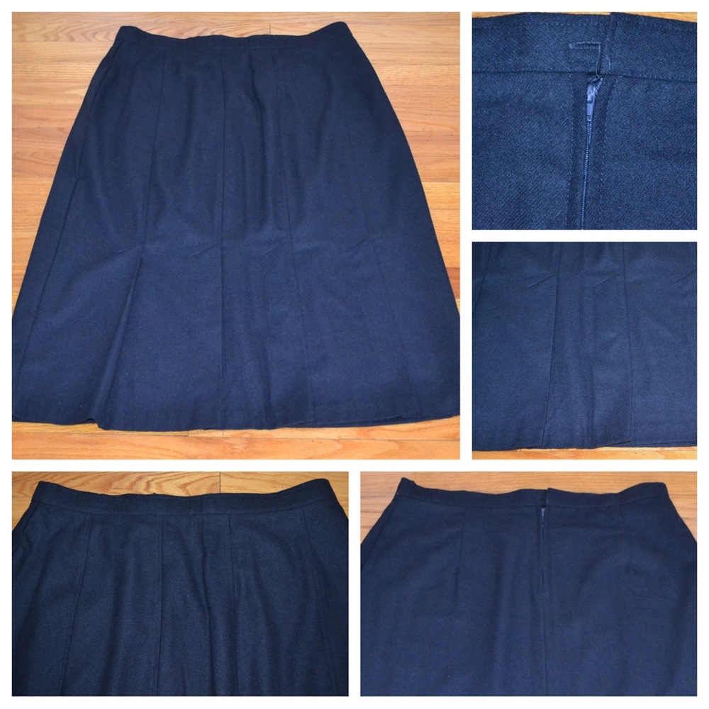 Women’s vintage unbranded wool skirt, size 36 (XXL/20)